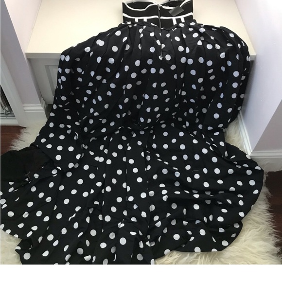 BEBE 2 369$ Polka Dot Bustier Whiney Gown - Picture 9 of 10